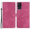 For TCL 40 SE Case with Wrist Strap Skin-touch Wallet Leather Phone Cover