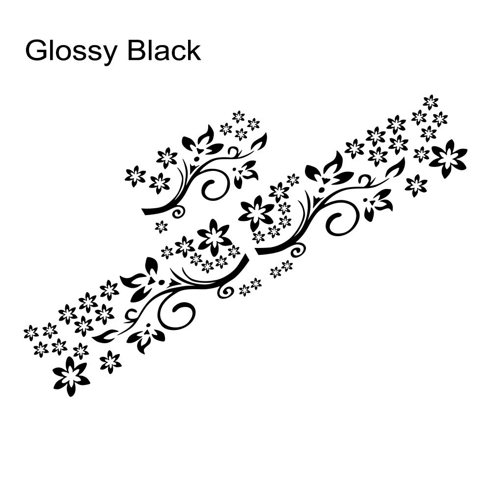 Car Decals Flower Rattan Graphics Sticker Flower Decorative Door Hood Bumper Wall Window Universal Vinyl Decal Auto Accessories