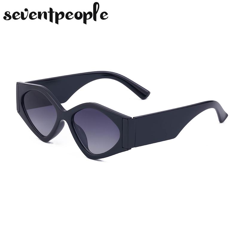 Vintage Cat Eye Sunglasses Women Retro Cateye Sun Glasses For Female Fashion Polygonal Shades Eyewear Trending Products