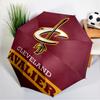 football Cavaliers Logo Umbrella 8-Frame for Travel, Camping, Casual Lightweight Portable Umbrella, Essential for Every Family Holidays Gift