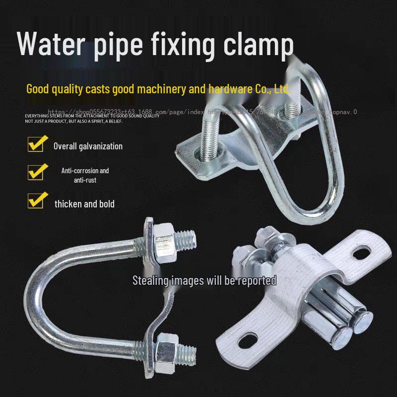 Stainless Steel Double U-Shaped Clamp for Delivery Bed/Galvanized Greenhouse Hose Tube Fastener