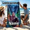 Custom Name Personalized Final Fantasy Print Beach Towel, for Trip Camping Beach Party Home Decor, Birthday Gift for Family & Friends
