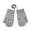 Hanging Neck Rope Children Knitted Mittens Thickened Warm Winter Warm Gloves  Winter Season