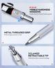 Nicpro Mechanical Pencil Set – Metal Pencils with Case, 0.5mm / 0.7mm / 0.9mm / 2.0mm Lead Holder, Includes Graphite Leads (2B, HB, 2H) & 12 Refills