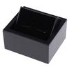 Black Plastic Swivel Cuff Links Box Cufflinks Holder Storage Case Display