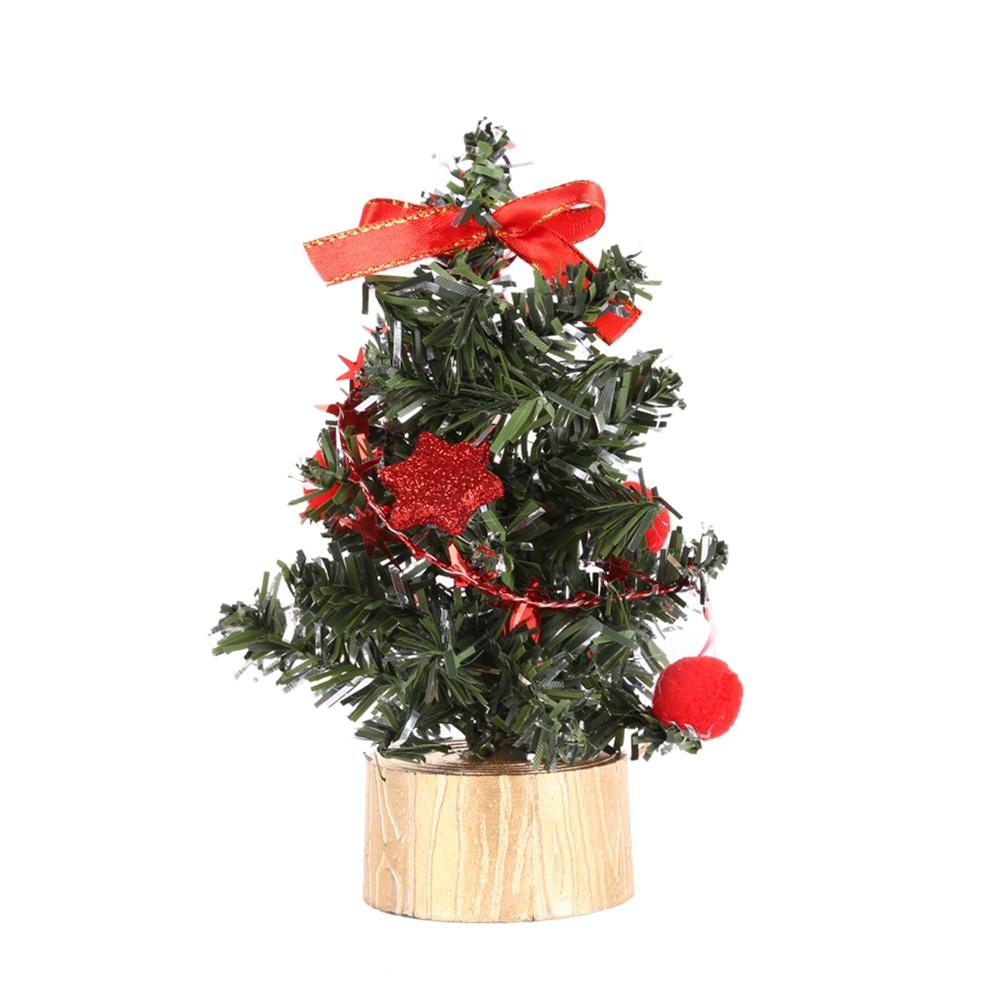 1 Stück Mini Künstlicher Weihnachtsbaum Desktop Ornament Weihnachten Zuhause Festival Deko Weihnachtsgeschenk Partyzubehör Dekoration