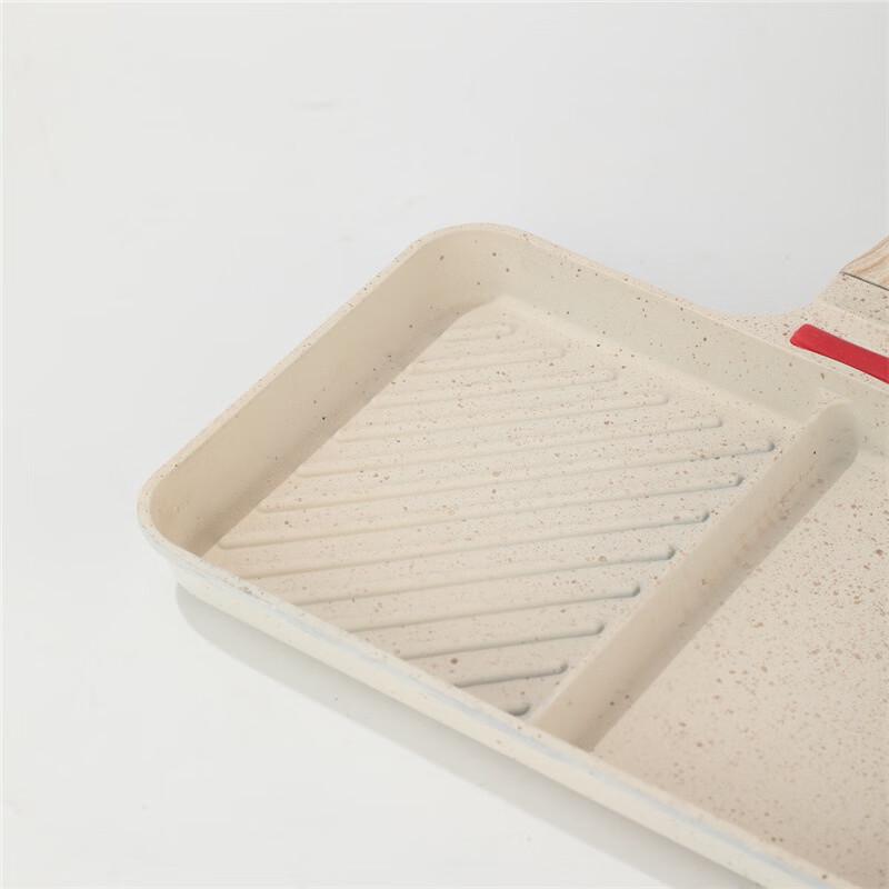 Triceratops Non-stick Double Frying Pan