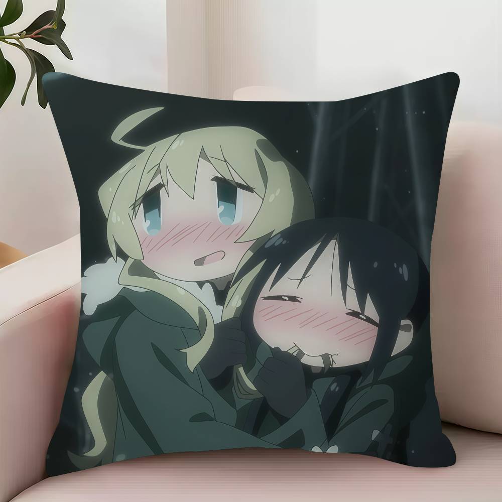 Bilibili Anime G-Girls Ostatnia Podróż Poszewka na Poduszkę Dekoracja Pokrowce Ochronne Wygodna miękka na Kanapę Salon Domowe Biuro