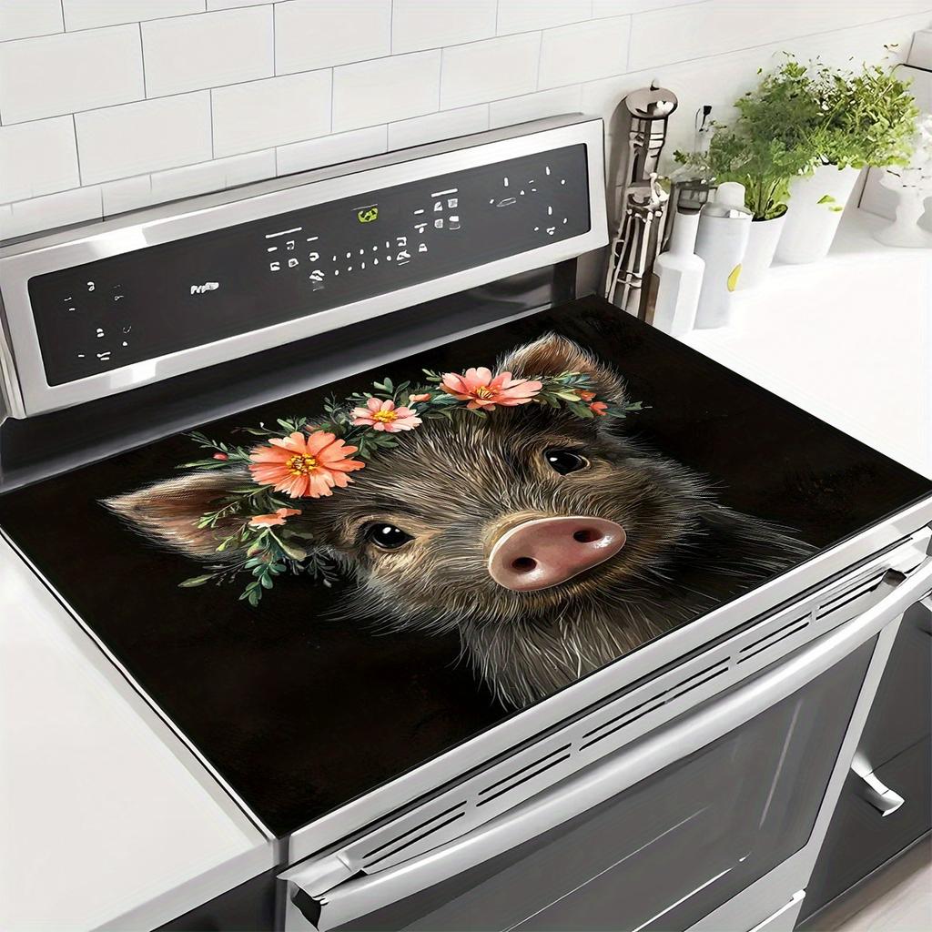 1Pcs Rubber Drying Mat With Capybara Floral Print For Coffee Shop Restaurant Kitchen Carpet Tableware Durable Diatom Mud Table Mat Pet Mat Coffeeware