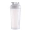 600ml Shaker Bottle with Scale Mark Protein Powder Milkshake Mixing Cup Portable Sports Water Mug for Gym Workout Outdoor