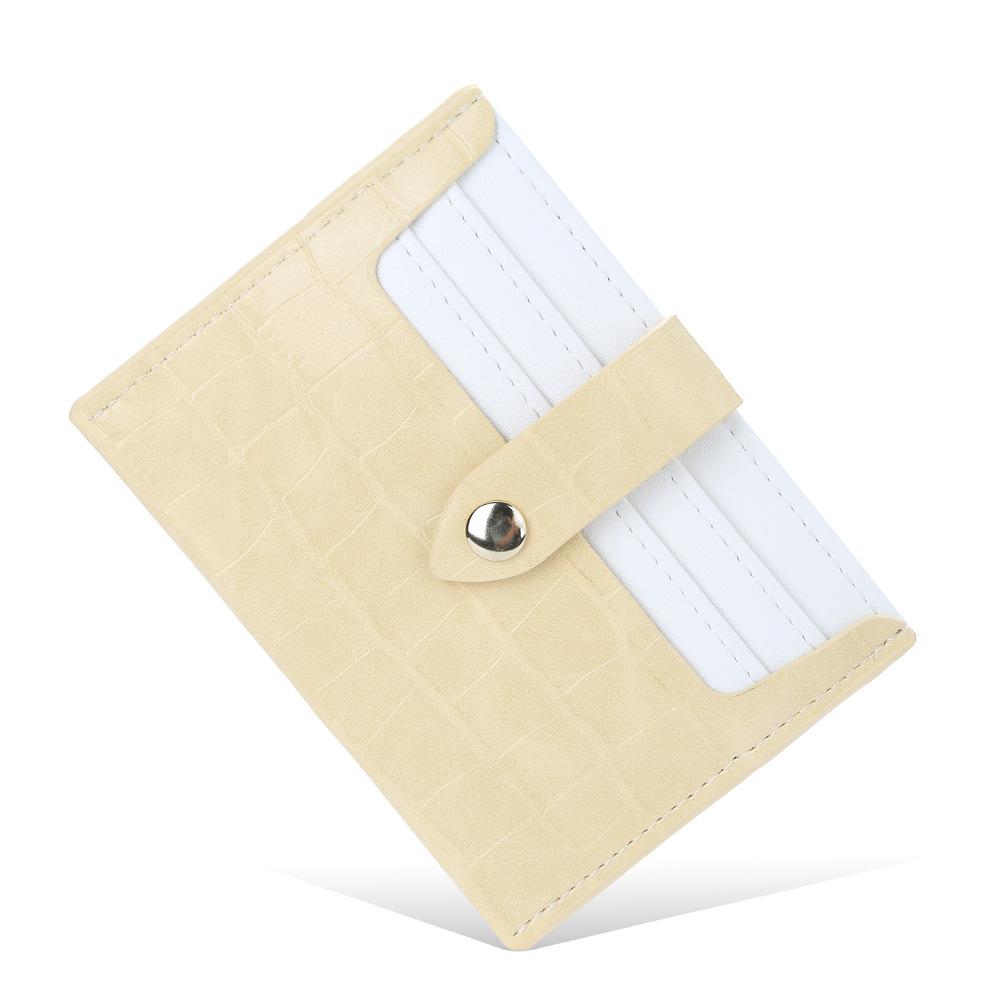 

Мини-держатель для карт Baellerry из искусственной кожи, многофункциональные тонкие кошельки для женщин, женский кошелек для монет 12cm*8.5cm*0.5cm светло-желтого
