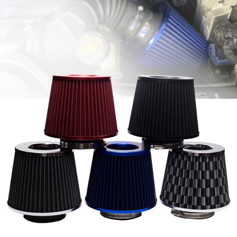 1 Stuk Auto Accessoires 76 Mm 3 Inch Auto Luchtfilters Ventilatiefilter Hoge Doorstroming Inlaat Kit Gaas Kegel Motorbeschermer Vervanging