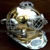 Potápěčská přilba Shiny Finish Přilba US Navy Marine Deep Sea Divers Helmet Scuba 18