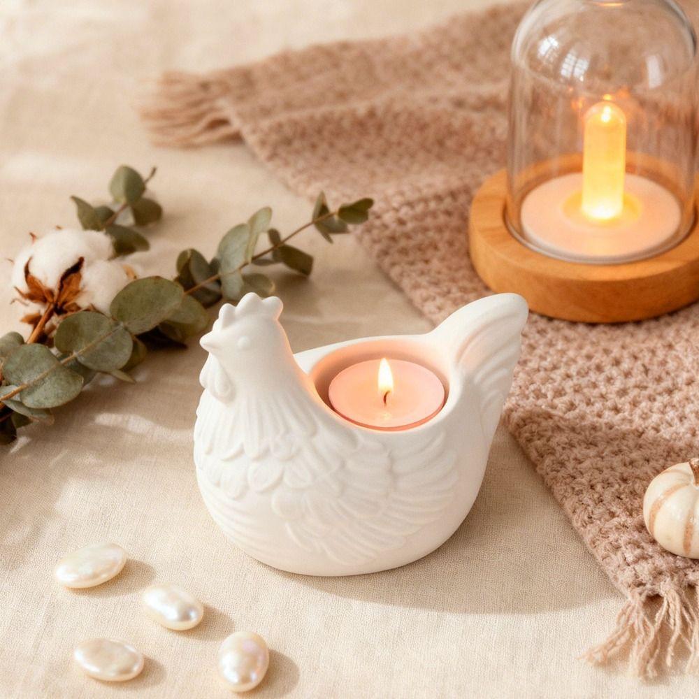 Creative Little Chicken Aromatherapy Candle Mold Silicone 3D Plaster Mold DIY Handmade Resin Mold Home Decor