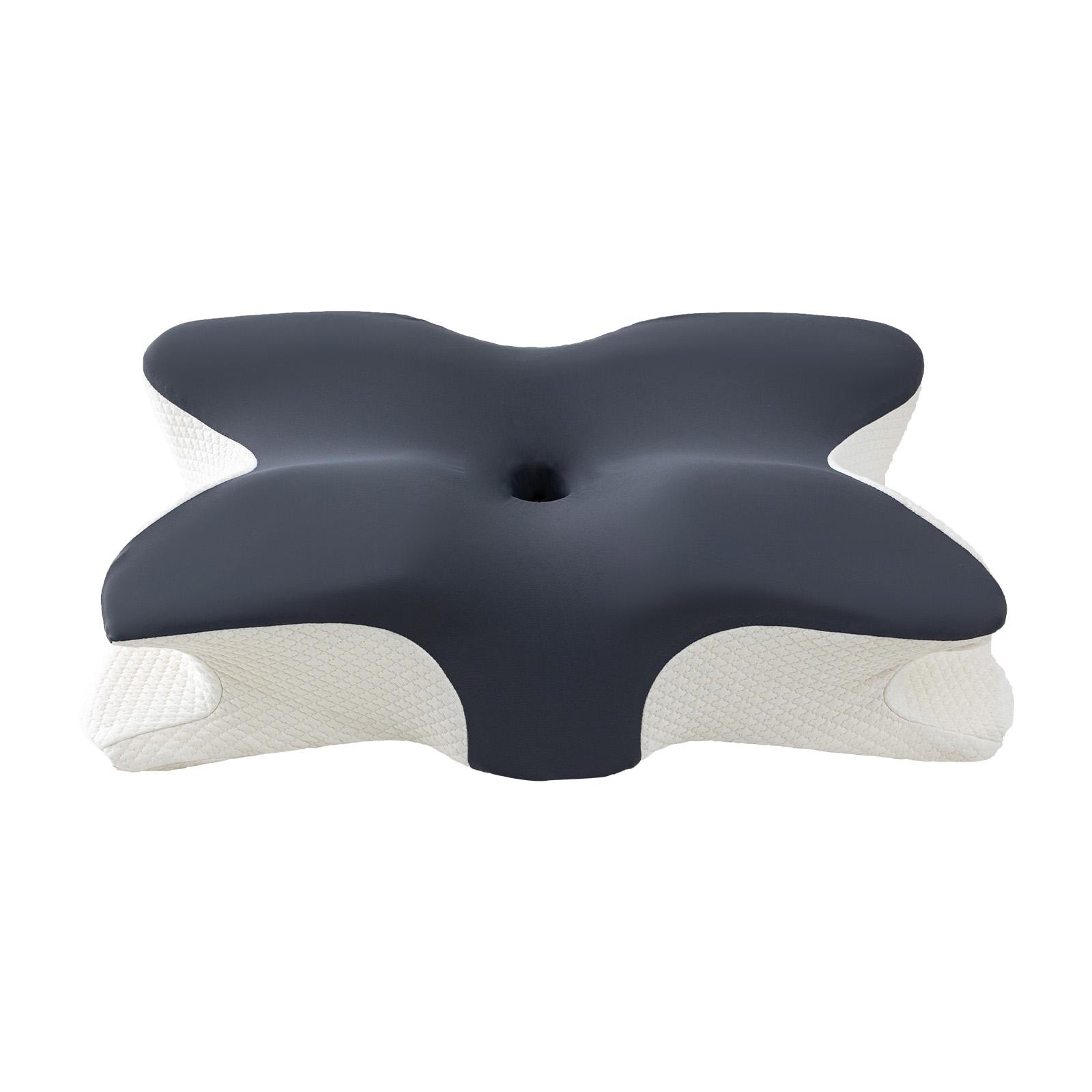 

1 шт. подушка из пены с эффектом памяти, ортопедическая в форме бабочки, защита шеи, мягкие подушки для здоровья, медленно восстанавливающиеся подушки для шеи для взрослых серый