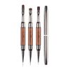 Little Red Book Sandalwood Double-Ended Nail Art Gel Pen (Square, Round, Long Line Brush)