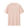 Desang Linen Cotton T-shirt Summer Round Neck Bottoming Short Sleeves