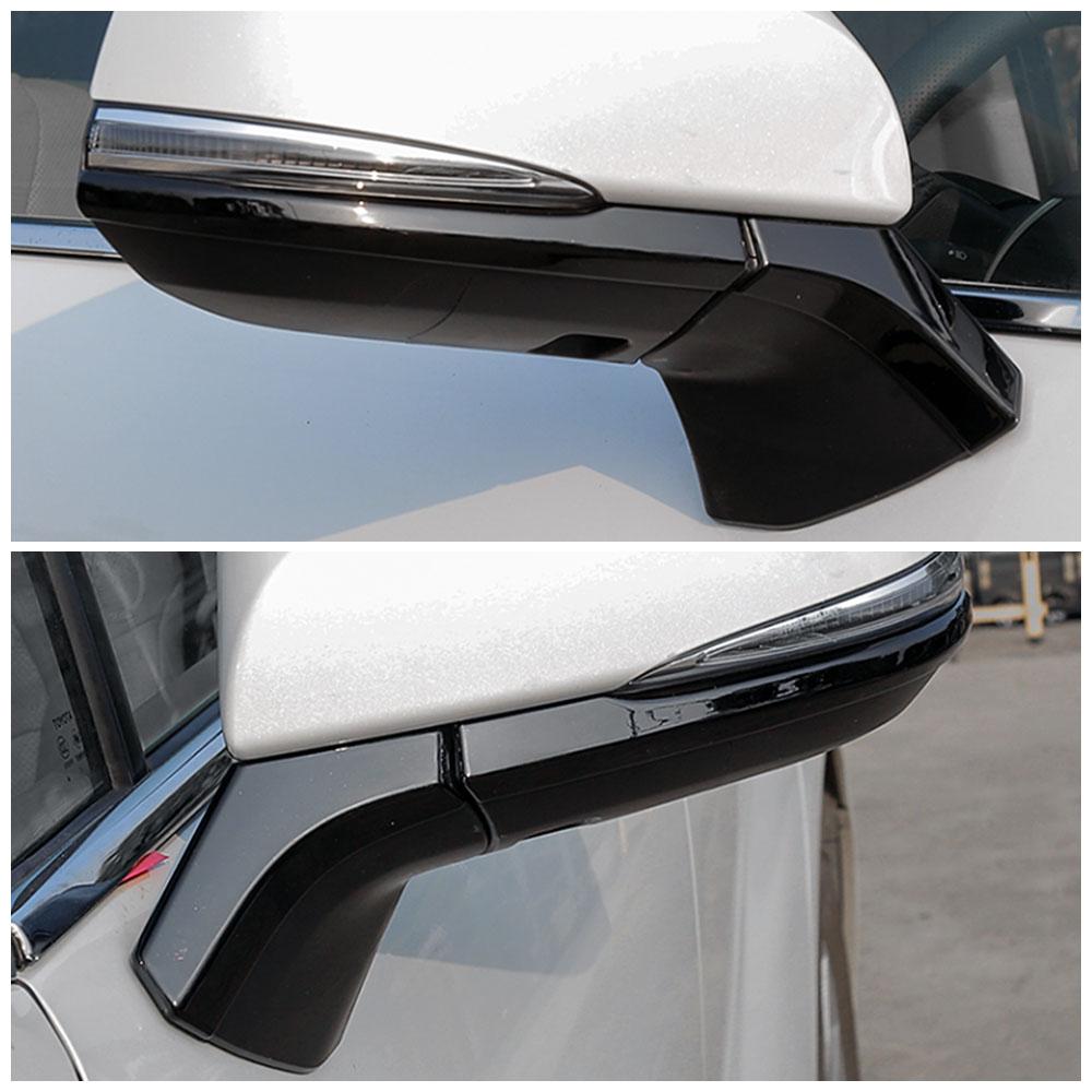 For Toyota Sienna 4th  2022 2023 Chrome Rearview Mirror Cover Trim Strip Rear View Molding Frame Garnish Sticker