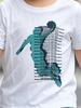 Summer Boys Cartoon Print Short Sleeve Shorts Set, Breathable Two-Piece Outfit For Home & Outdoor Wear