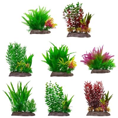 Aquariums Decoration Realistic Water Grass Simulation Water Plant for Various Fishtanks Landscapes Fish Shelter Hideouts