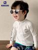 Momasong Boys' Long Sleeve Sun Protection Two-Piece Swimsuit Set - Quick-Dry Beachwear
