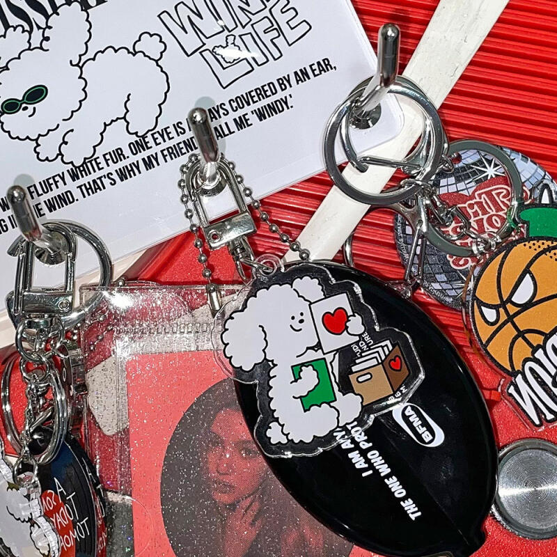 Love Letter Windy Acrylic Keychain