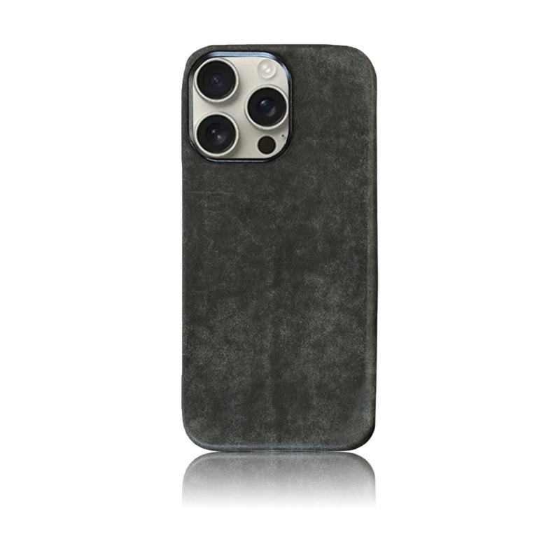 PUEBLO Vintage Leather MagSafe Drop-Proof Case for iPhone 16 Pro Max
