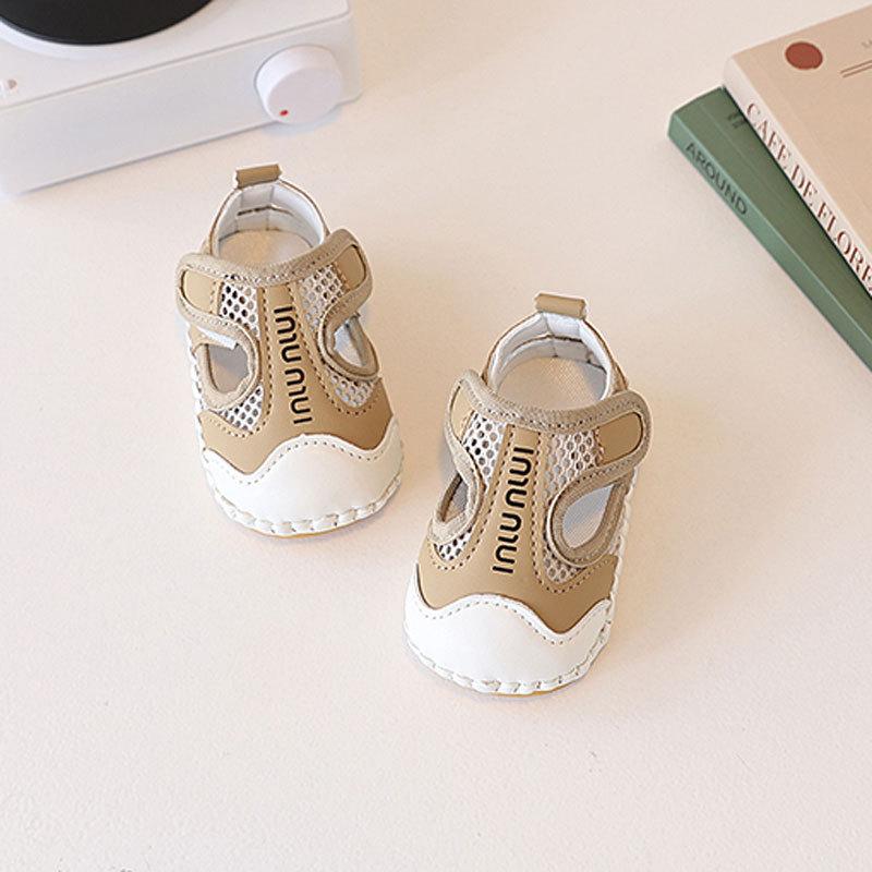 Baby Toddler Soft Sole Shoes With Hook And Loop For Summer Play