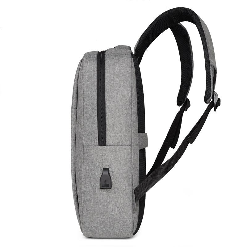 Double shoulder computer bag simple multi-function usb charging backpack business large capacity men's high-end schoolbag middle school student