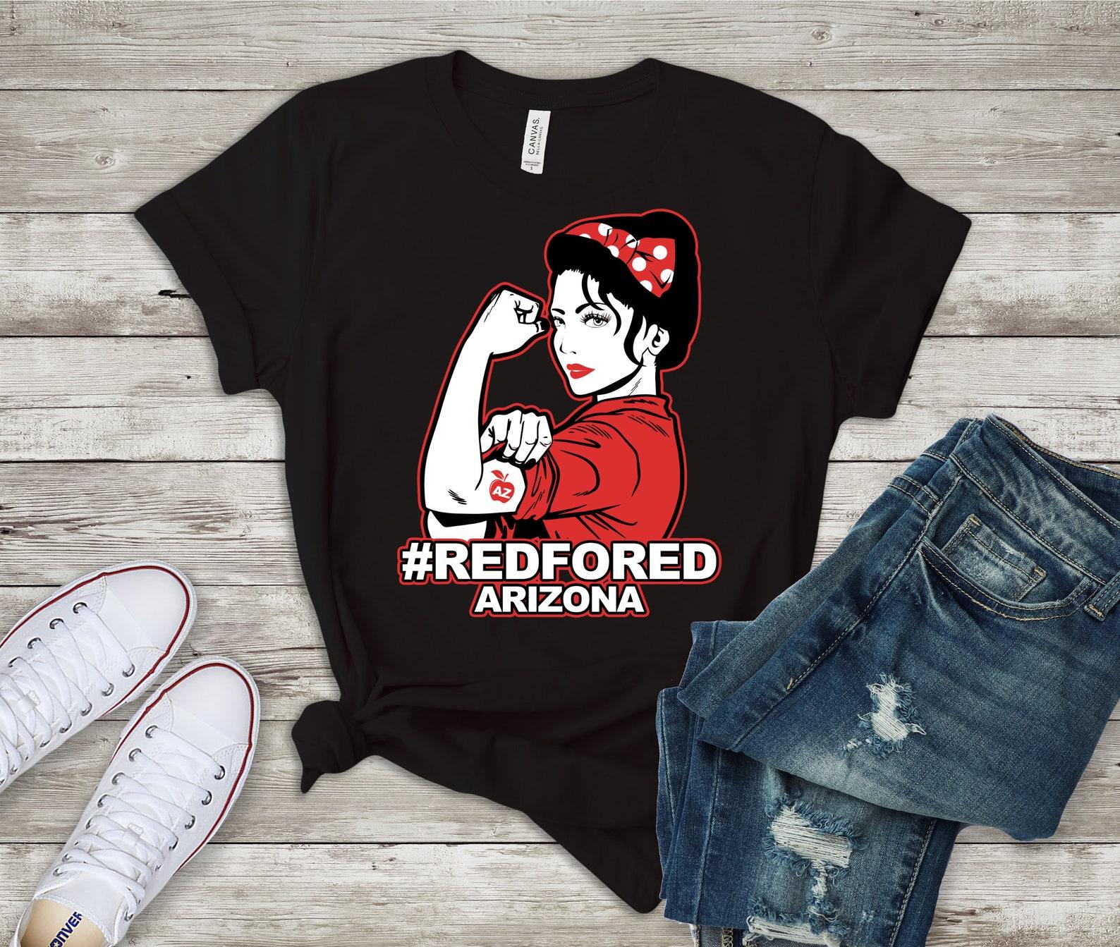 Red for Ed Arizona Florida Los Angeles Tennessee Shirt/ Redfored Arizona Florida Los Angeles Tennessee T-Shirt/ Teachers Protest Shirt/ RED S