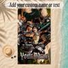 Beach TowelAttack on Titan Custom Name Text Personalized Soft Towel for Beach Pool Indoor Home Decor Gift