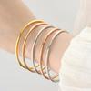 Minimalist Bracelet Bangles In Stainless Steel 18K Gold Plated Waterproof Rust-proof High Quality Bracelets Bangle For Women