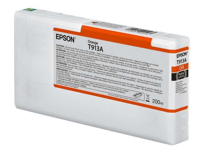 Cartouche jet d'encre Epson UltraChrome HDR T913A - Orange - Jet d'encre