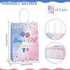 12Pcs Gender Reveal Gift Bag Boy or Girl Paper Bags Party Favor Supplies Gifts Wrapping Bags for Baby Gender Reveal Theme Party