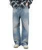 WEGO Baggy Denim Denim Baggy Size Denim Pants, Wide-Leg Pants, Jeans, Pants, Bottoms, Pants, Clothing, Spring/Summer, Streetwear, Casual, Vintage,