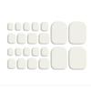 Ittem Shop Full Solid Color Pedicure Self Nail Sticker Art 10 White 2 Pcs