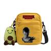Stranger Things Canvas atmungsaktive kleine quadratische Tasche mit diagonalem Muster