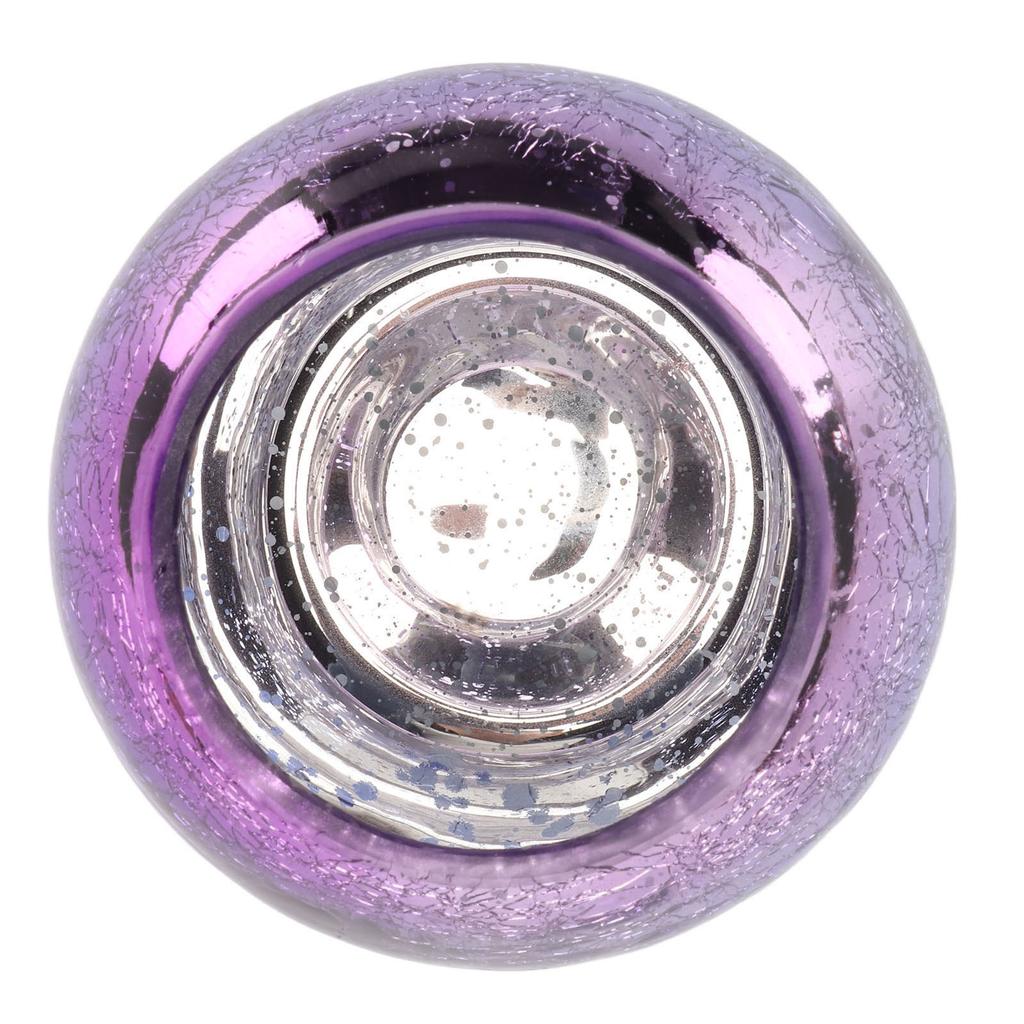 Tea Light Holder Warm Romantic Glass Attractive Decorative Handcrafted Textures Table Centerpiece Decor