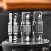 Titanium Alloy Rotating Ring Buckle Keychain Waist Belt Buckle Spring Lock Keyring Outdoor Tool EDC Unboxing Tool