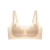 Shell Cup R Cup Traceless Rabbit Ear Cup Underwear Women's Big Breasts Show Small Gathering Double Breasts Vest Type Bra