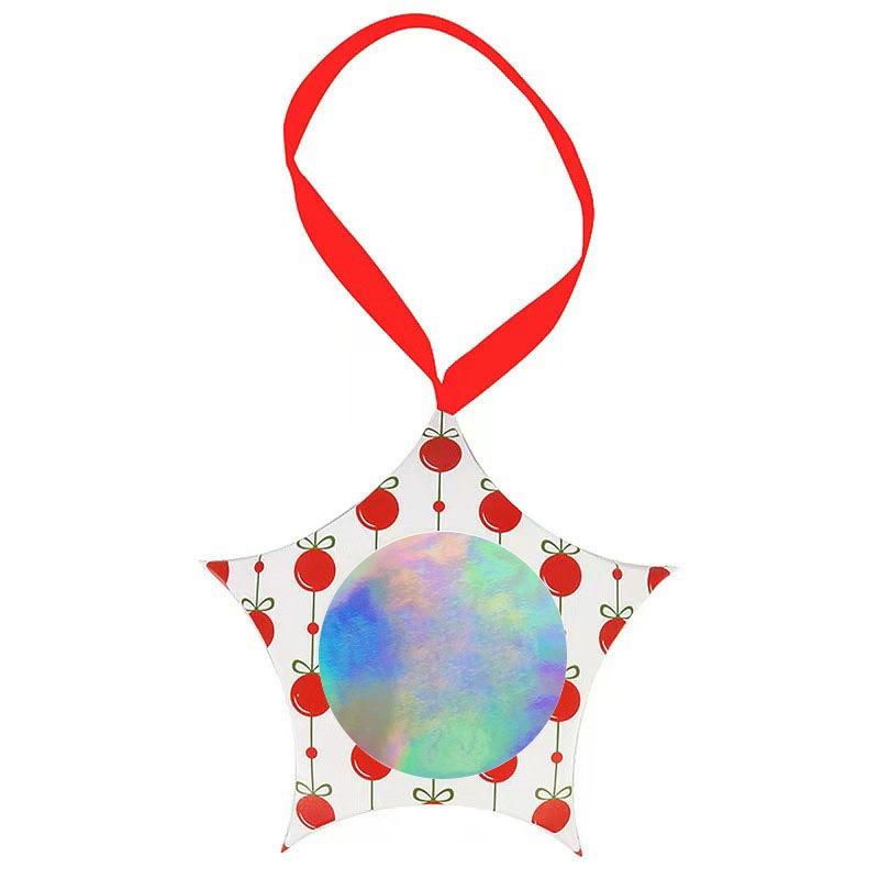 500pcs/roll Cute Cartoon Laser Hologram Sticker Aesthetic Heart-shaped Circular Scrapbook Notebook Computer Phone Car Fun Sticker