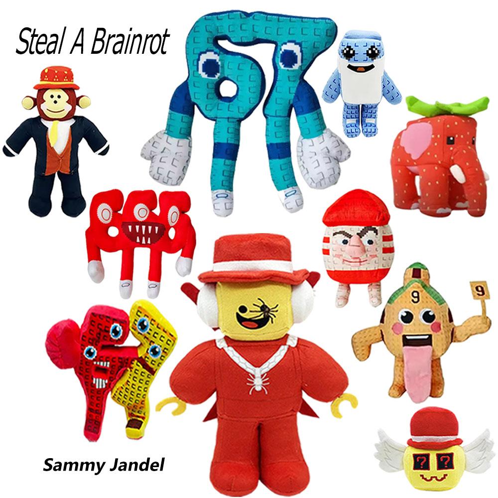 Discover Intime Light 25Cm Steal A Brainrot Meowl Plush Esok Sekolah Strawberry Elephant Plushie Adorable Sammy Jandel Stuffed Doll Toy Fans Latest Year Present