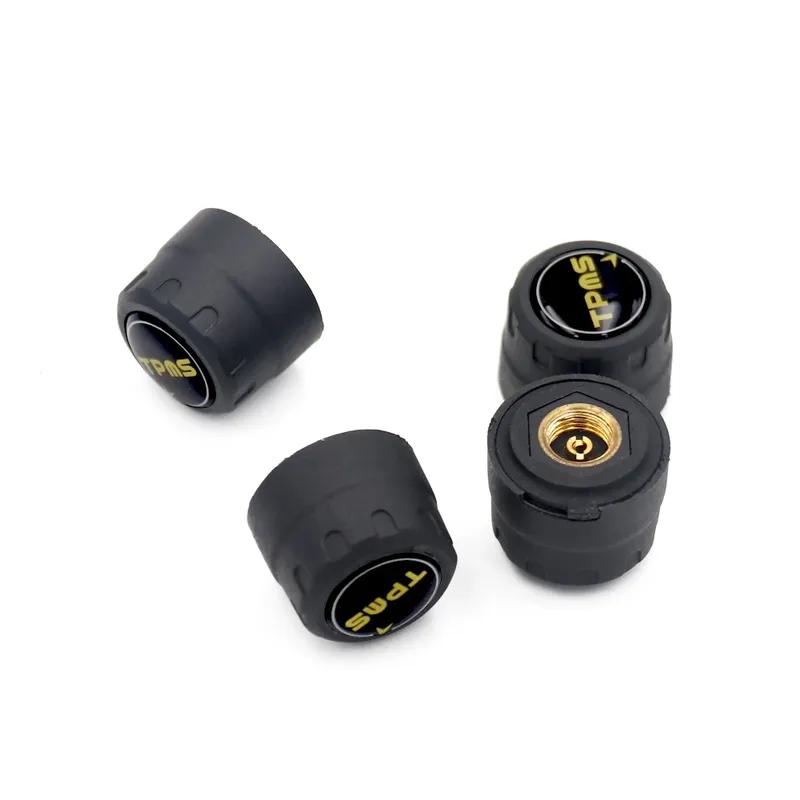 For Android iOS BLE TPMS Car Tire Pressure Sensor Waterproof Internal External Alarm Tire Pressure Sensors Bluetooth 5.0