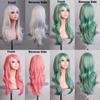 Cross Border Anime Cosplay Wavy Wig With Heat Resistant Fiber For Women