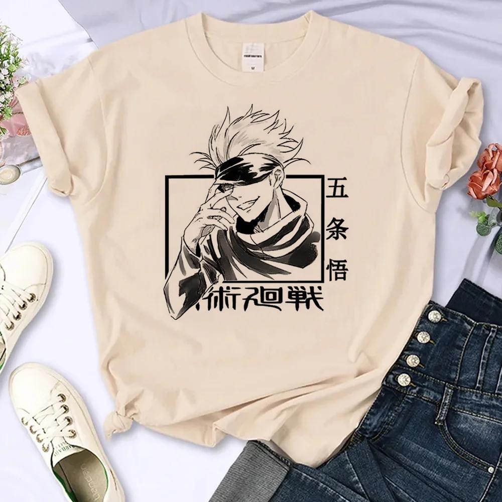 Jujutsu Kaisen Tee women comic t-shirts female anime clothing