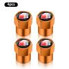4Pcs Metal Car Logo Wheel Tire Hex Valve Caps Stem Case Covers For Audi A1 A3 A4 A5 A6 A7 A8 Q2 Q3 Q5 Q6 Q7 TT S line S3 S4 S5