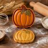 Fall Dessert Making Supplies Mini Pie Mold for Autume Thanksgiving , DIY Dough Presser Pocket Baking Mold, One Harvest Theme Tool Press Hand