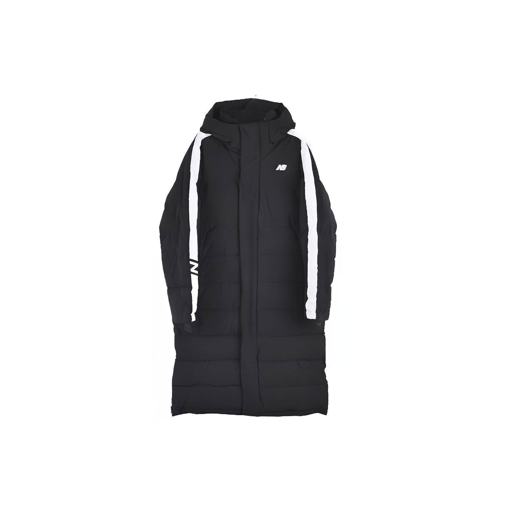 New Balance Casual Long Padding Jacket Asia Sizing Black White Unisex NP846111-BK XL