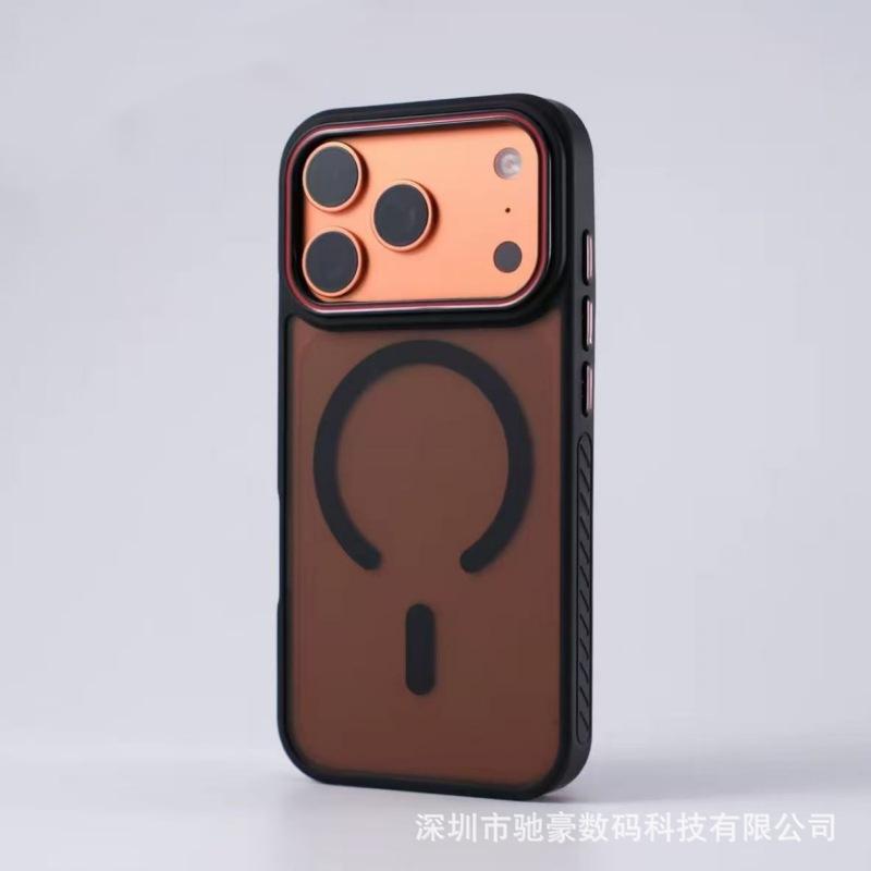 Applicable to Apple 17promax skin matte magnetic mobile phone case iPhone16 all-inclusive anti-drop 15 non-slip simple