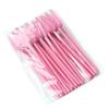 Water Drop Mascara Brush & Eyelash Comb Set - 25 Pack Nylon Curler & Eyebrow Brush for Extensions